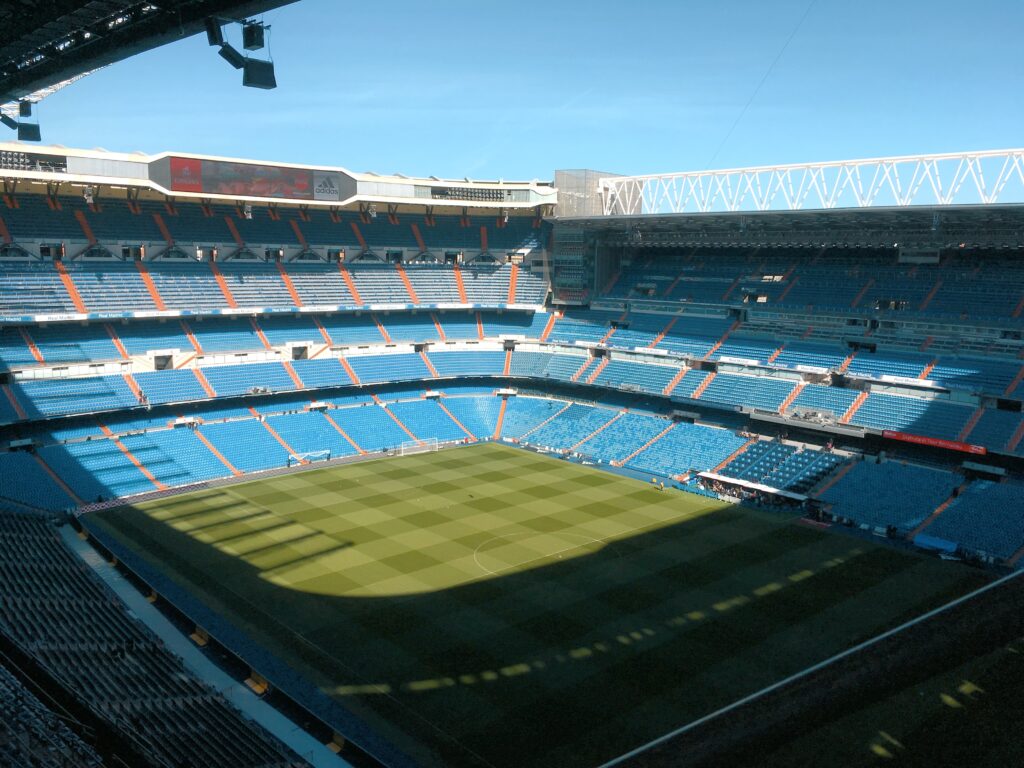 Le stade Santiago Bernabeu